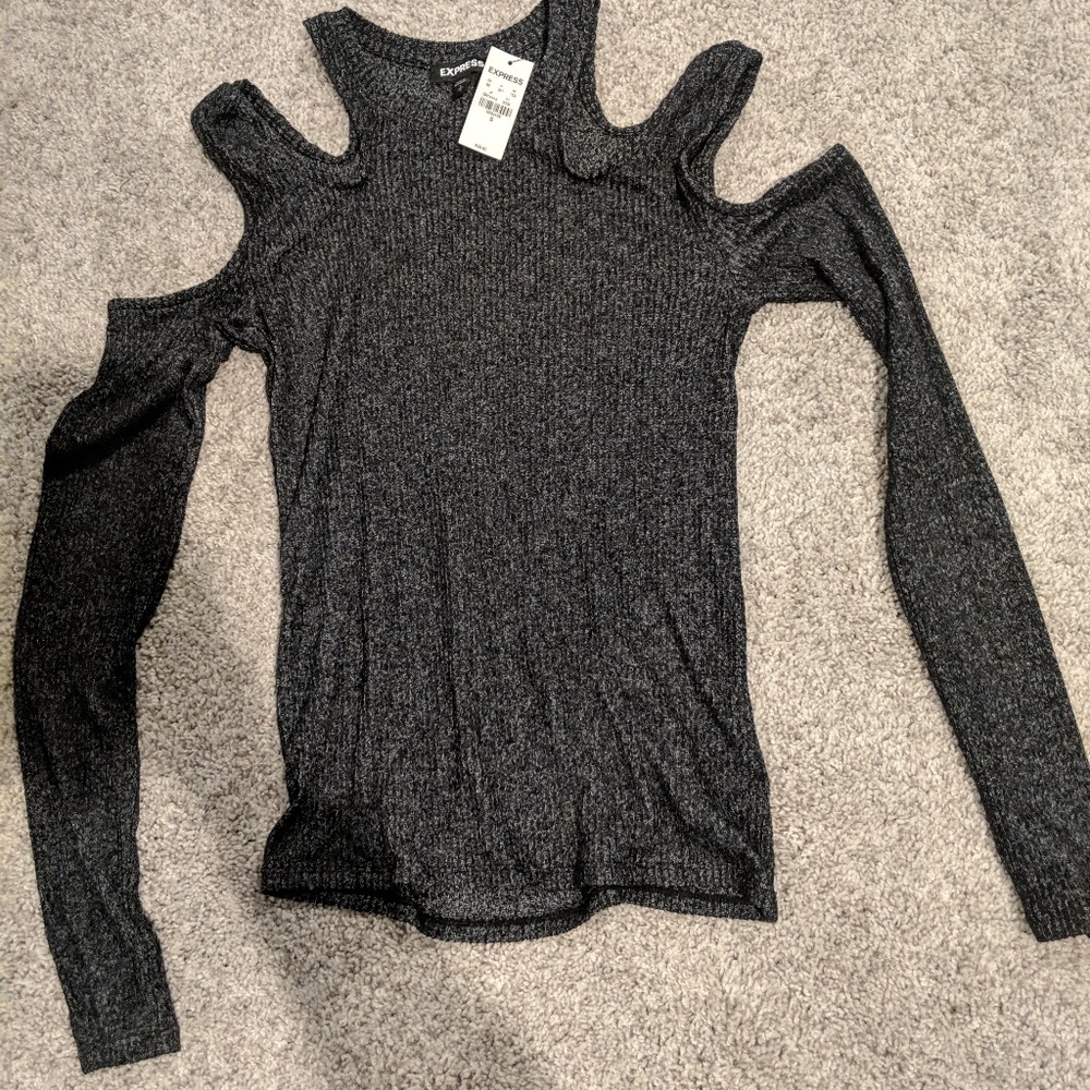 Express Cold shoulder shirt